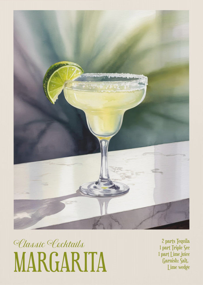Klassische Cocktails - Margarita | Poster
