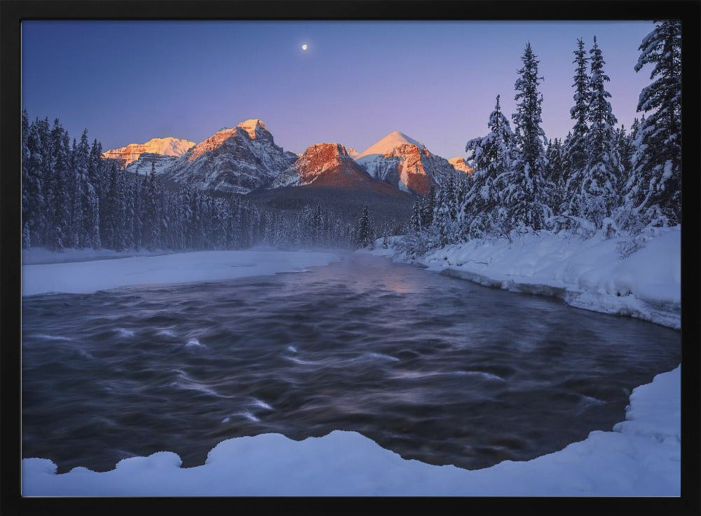 Kanadische Rockies im Winter | Poster