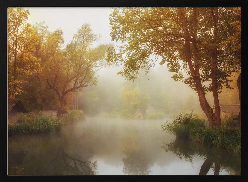 Nebliger Herbst | Poster