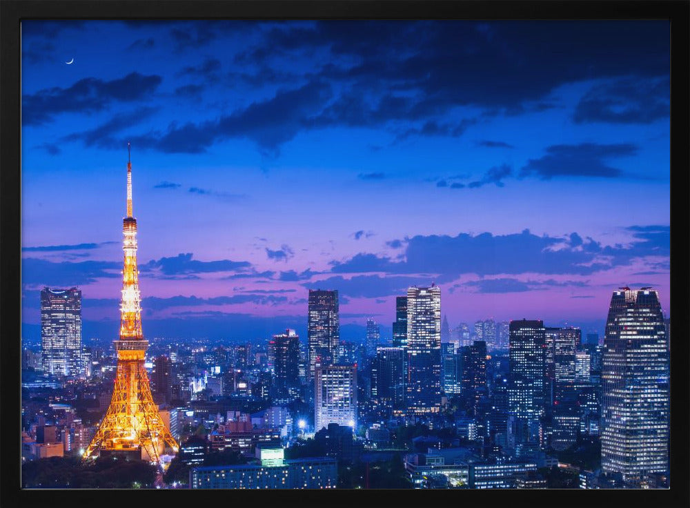 Tokio Nachtansicht | Poster