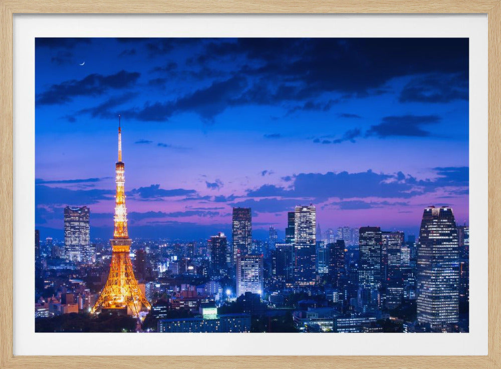 Tokio Nachtansicht | Poster