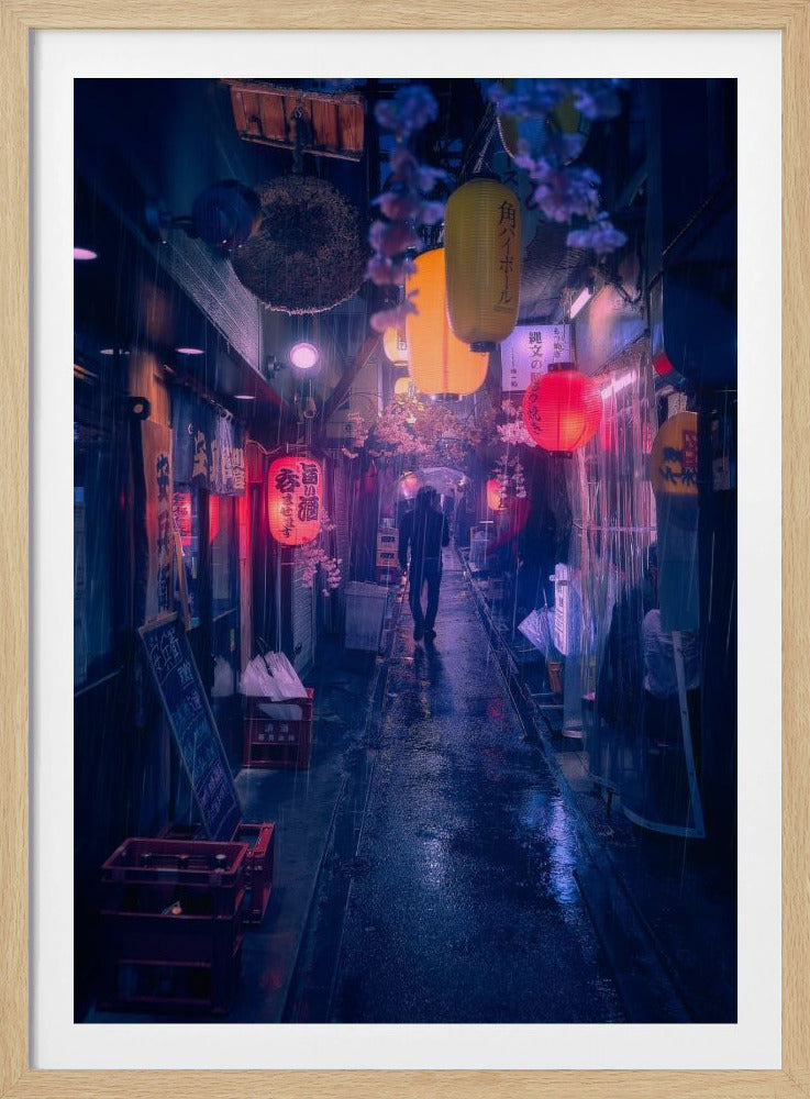 Tokio Blauer Regen | Poster