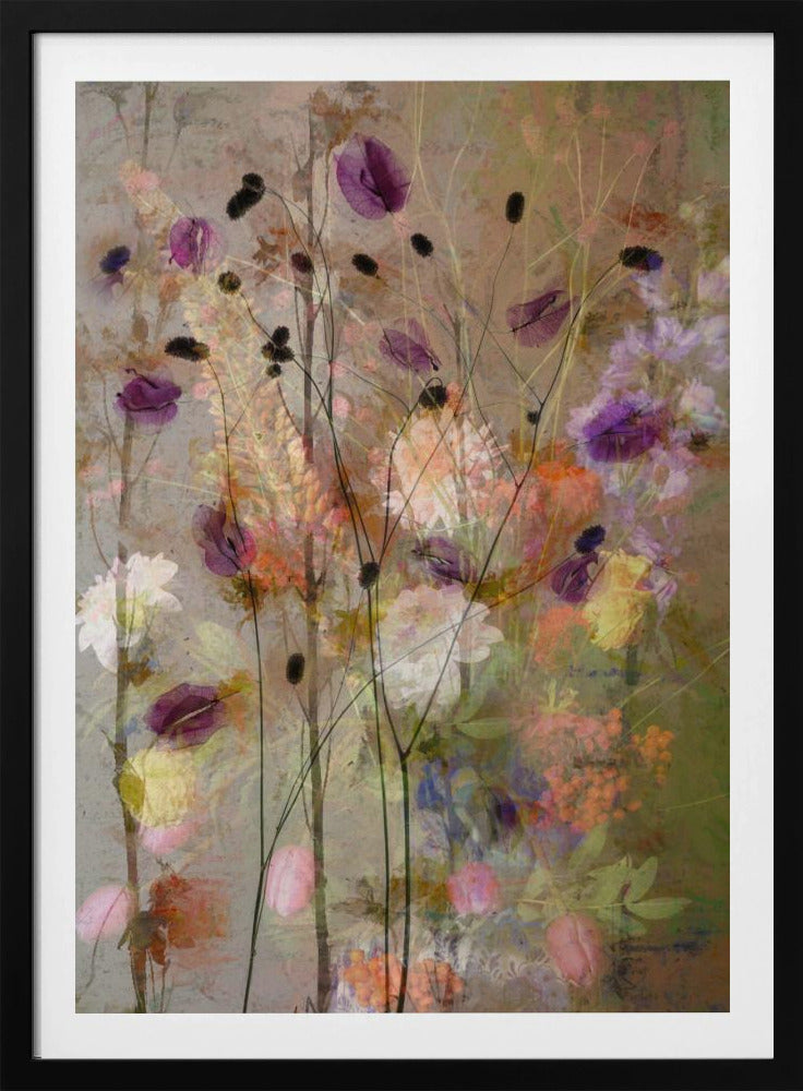 Painterly flowers | Poster