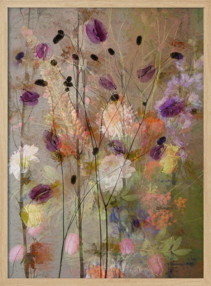 Painterly flowers | Poster