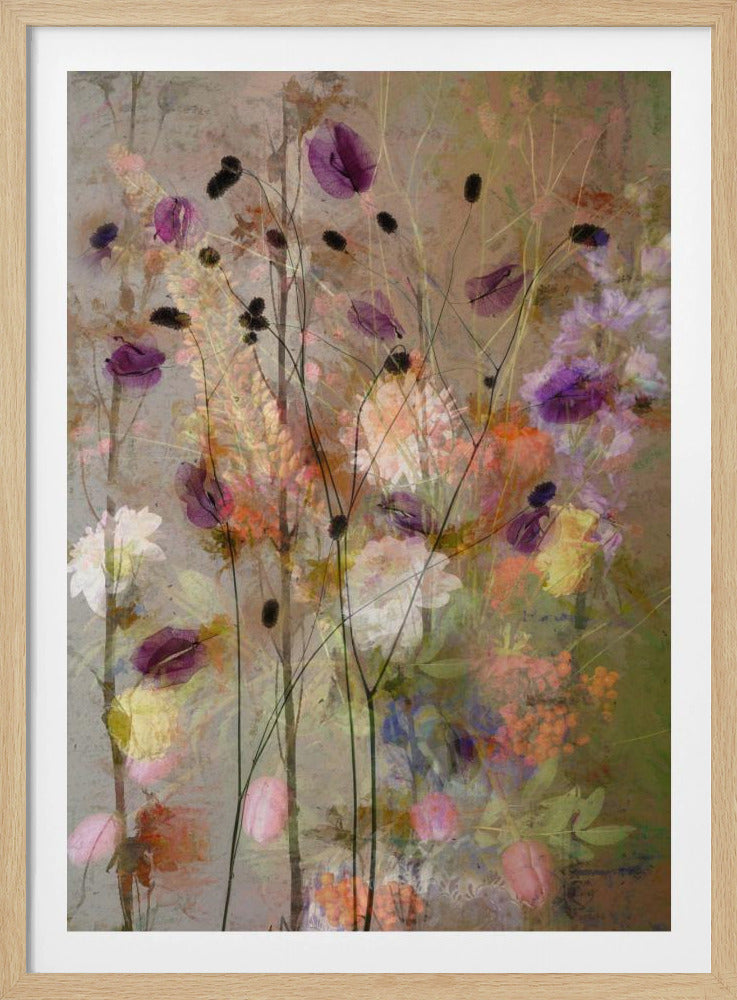 Painterly flowers | Poster
