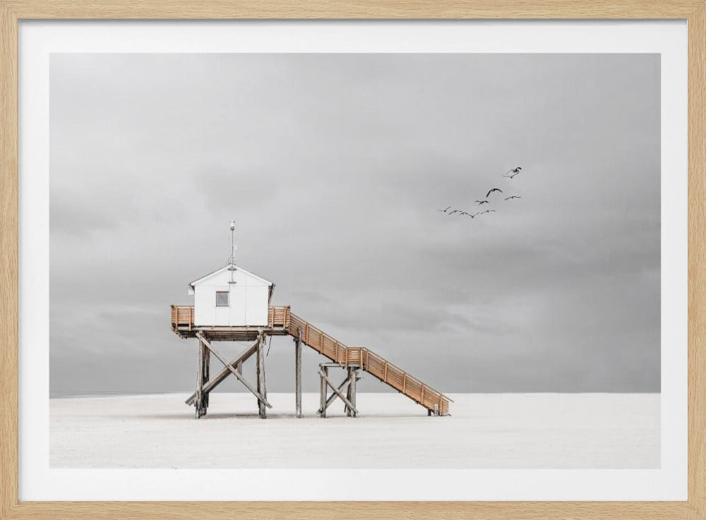 on the beach | Poster