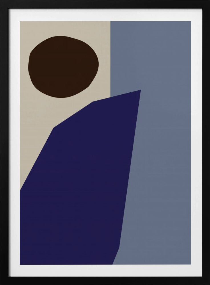 Color Blocks 02 Blue | Poster
