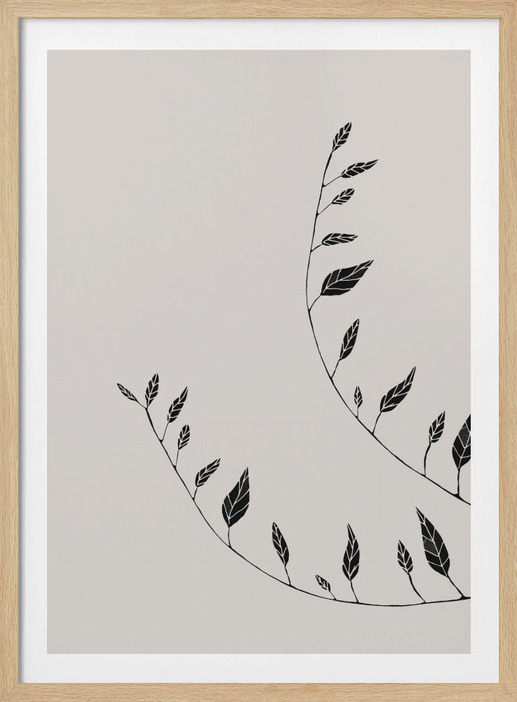 Gewellte Zweige | Poster