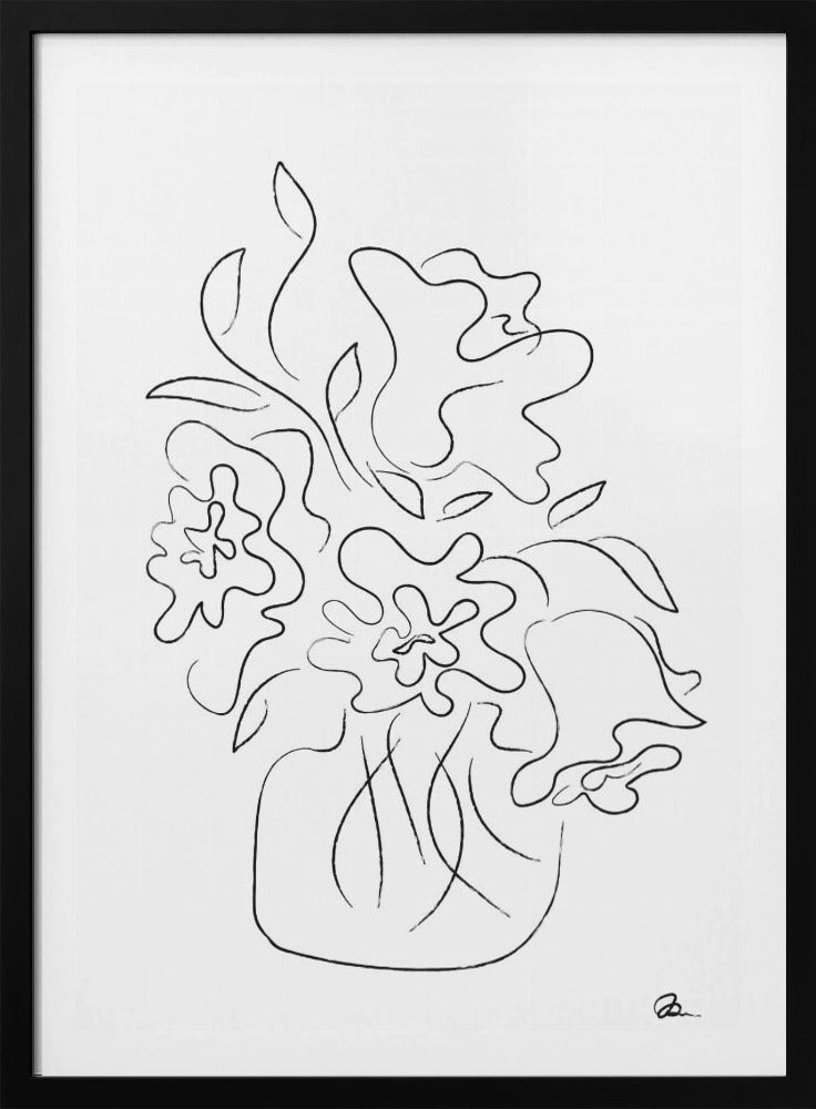 Flower Bouquet White | Poster