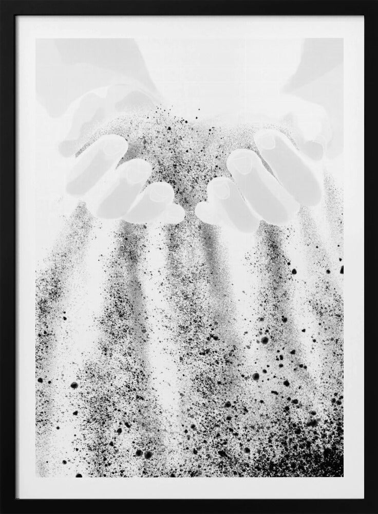 Hands Sand | Poster