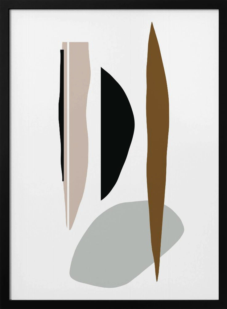 Minimalist Shapes in Harmony | Poster