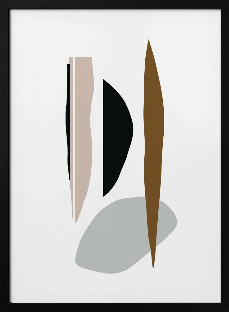 Minimalist Shapes in Harmony | Poster