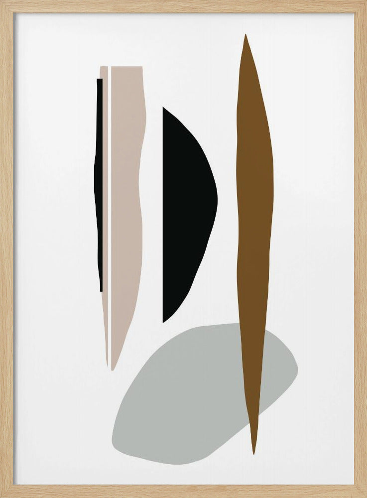 Minimalist Shapes in Harmony | Poster