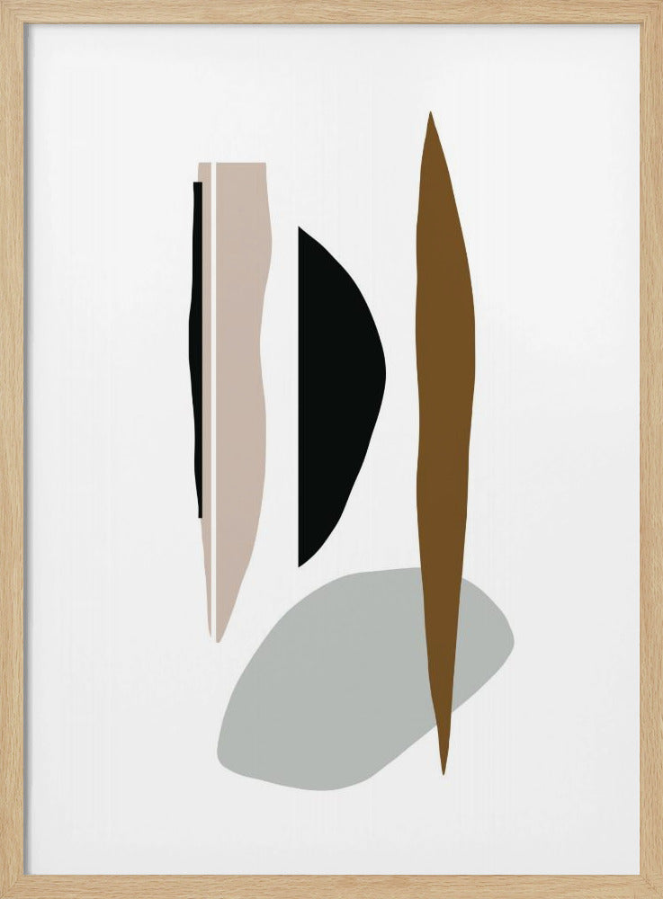 Minimalist Shapes in Harmony | Poster