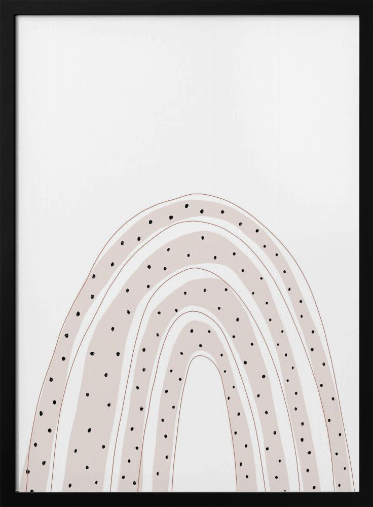 Gepunktete, gewölbte Eleganz | Poster