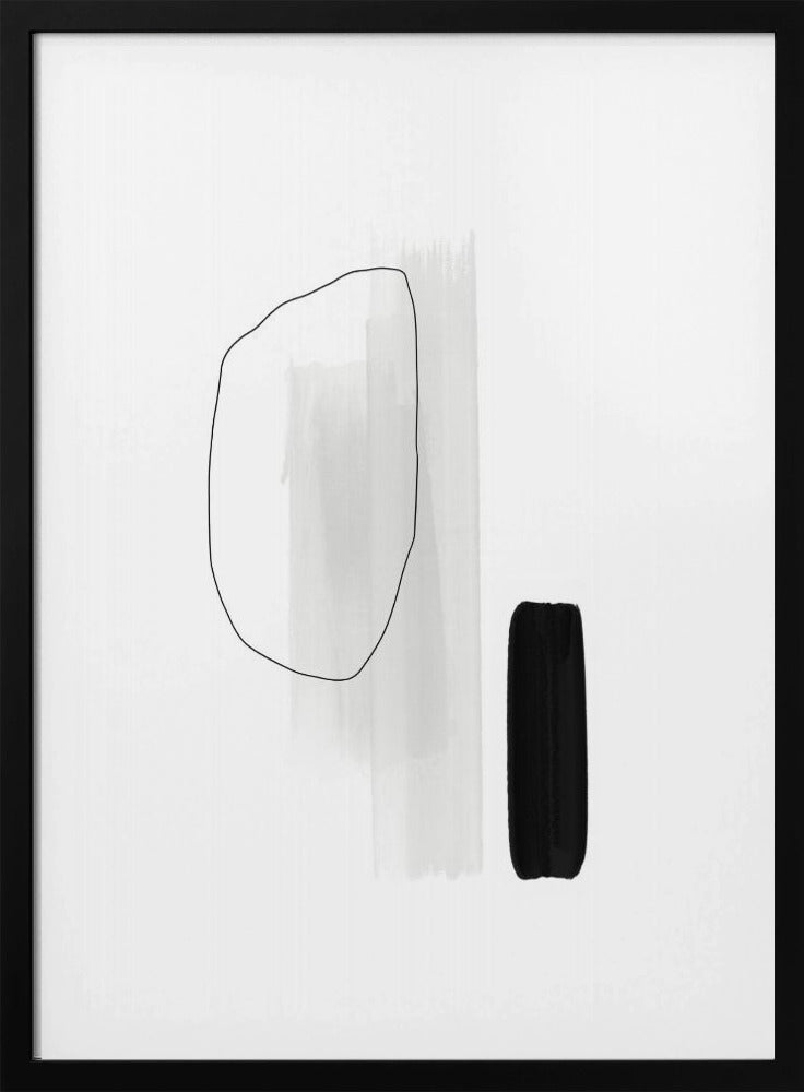 Monochrome Elemente | Poster