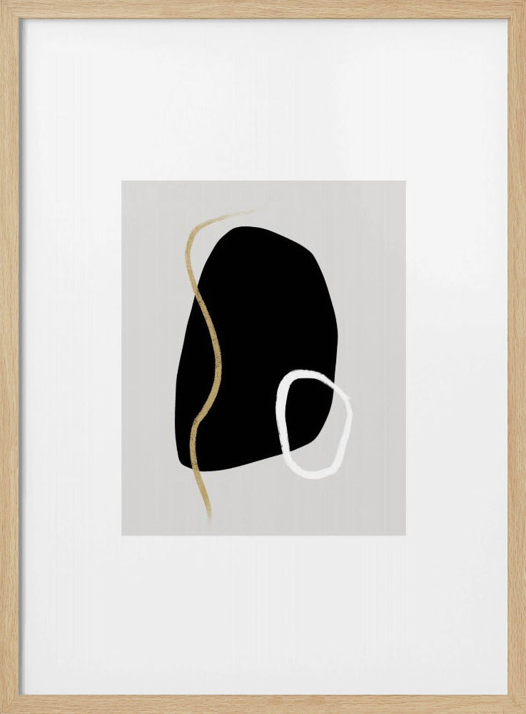 Bold Black Shapes | Poster