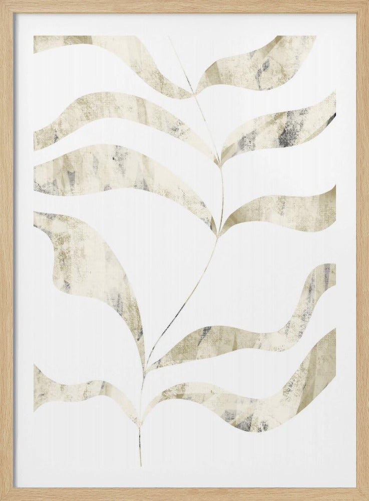 Sanfte Blattwellen | Poster