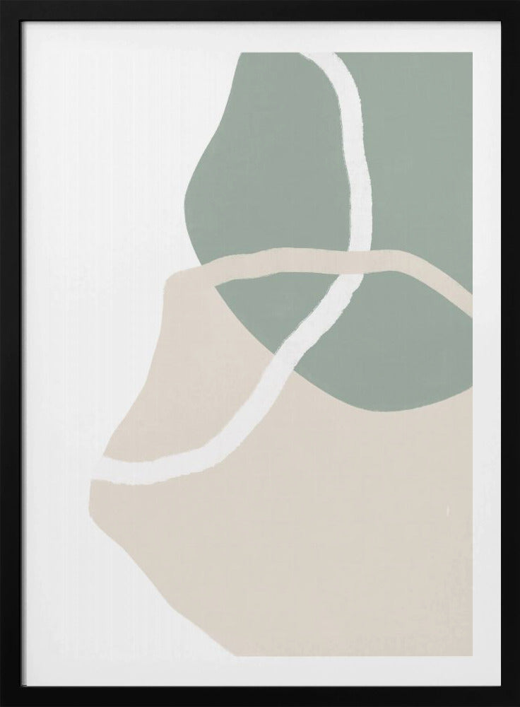 Abstrakter Erdfluss | Poster