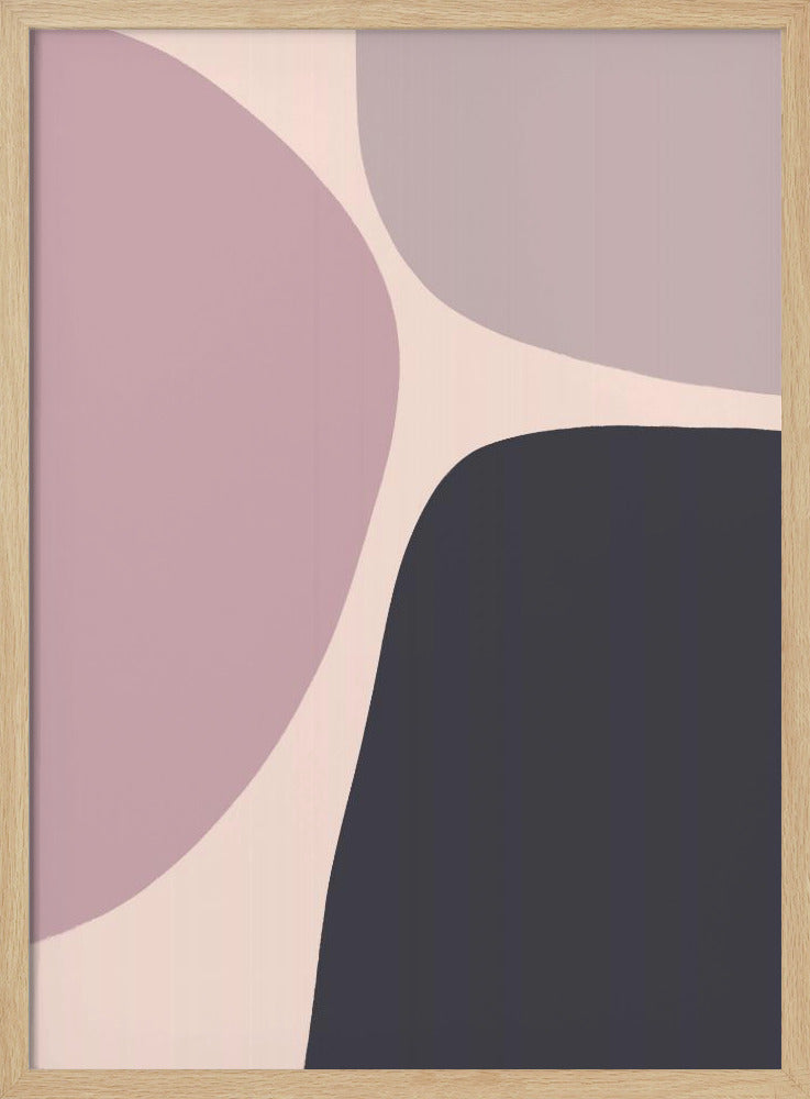 Gedämpfte Formen Harmonie | Poster