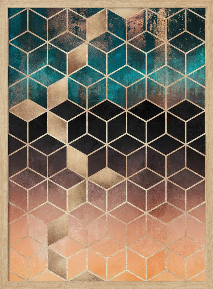 Ombre Traumwürfel | Poster