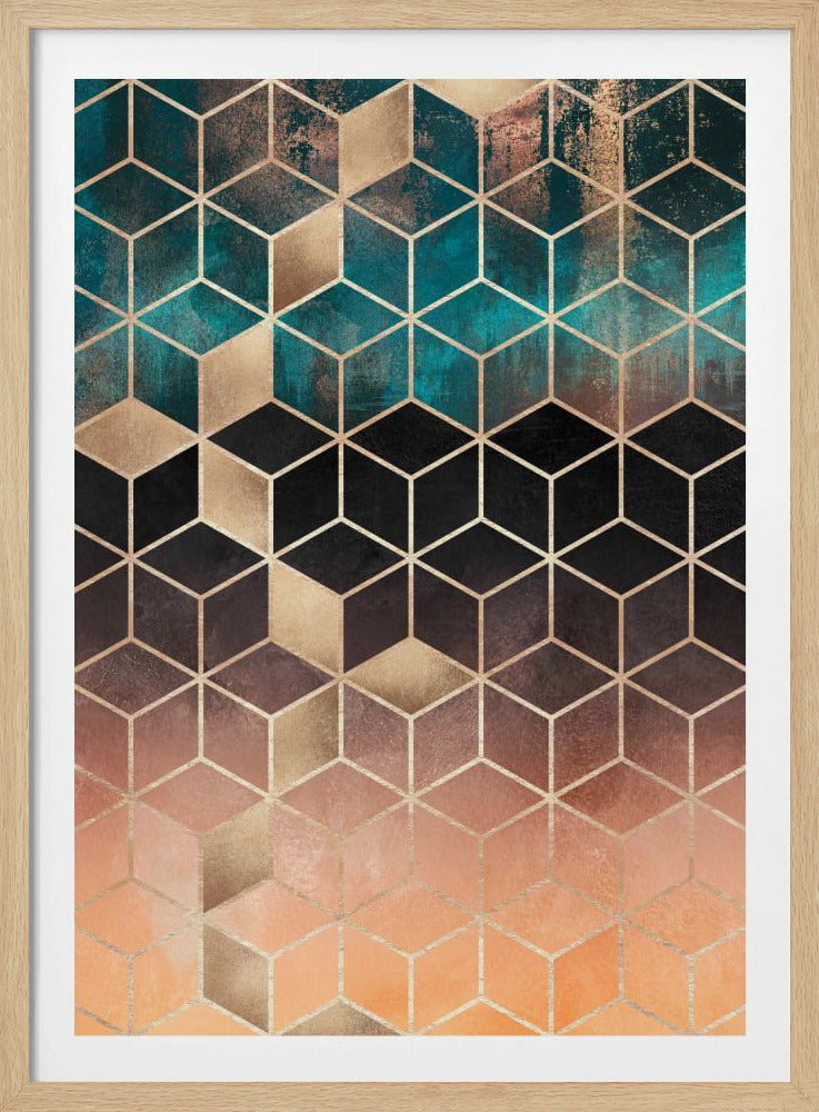 Ombre Traumwürfel | Poster
