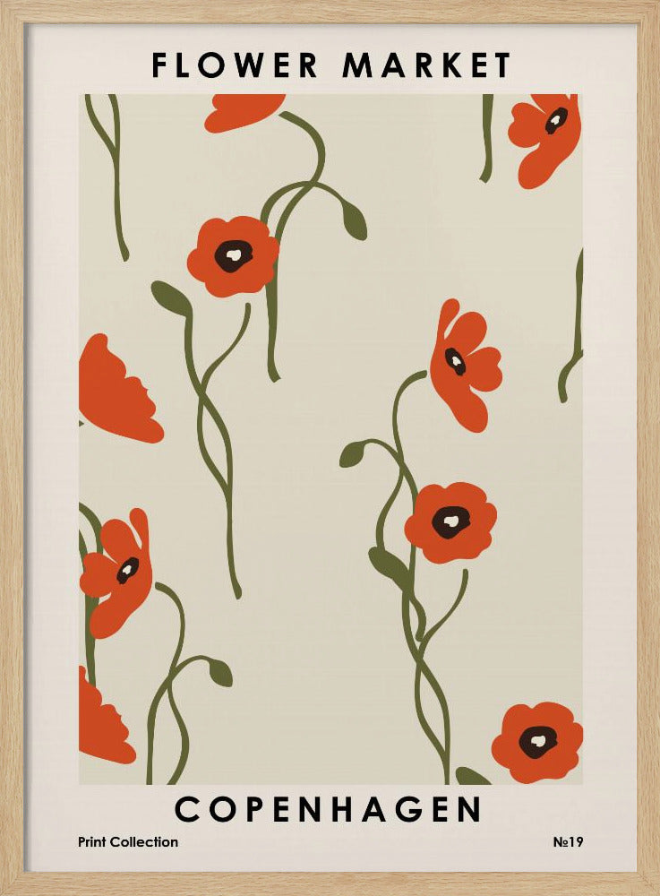 Blumenmarkt Kopenhagen | Poster