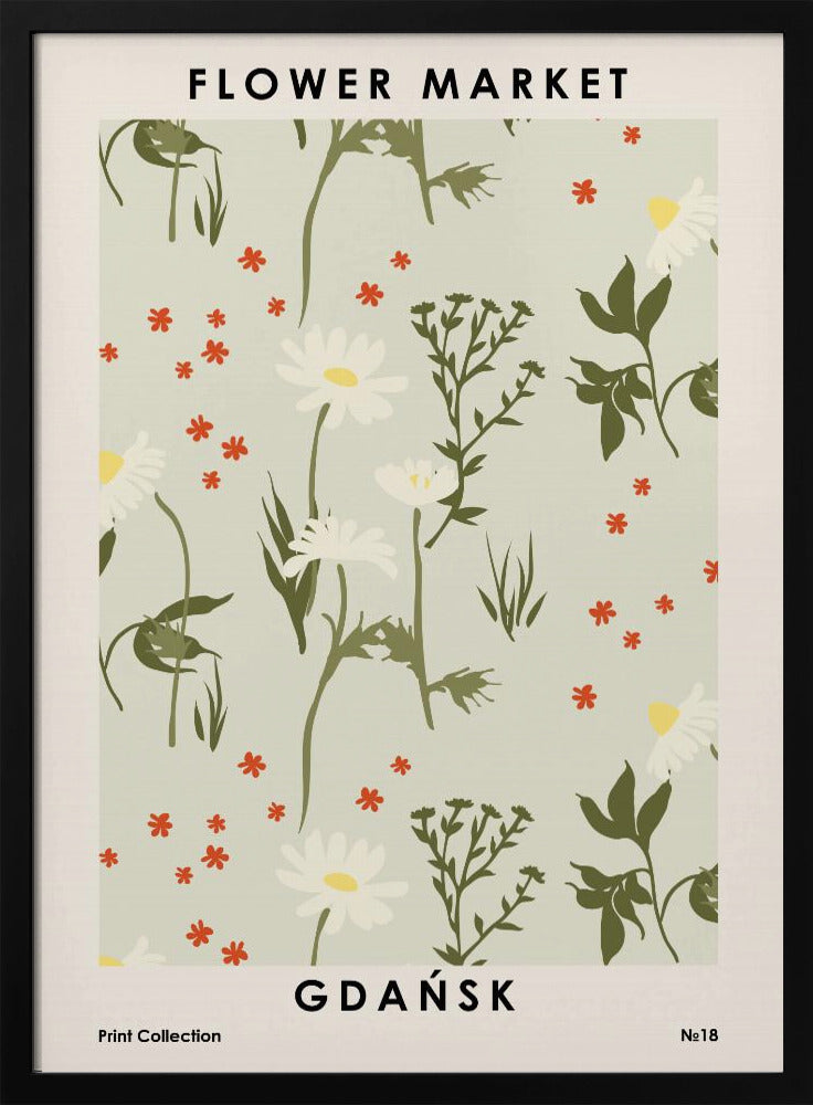 Blumenmarkt Danzig | Poster