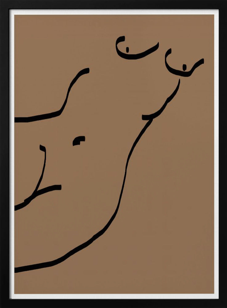 Geschwungene Linien | Poster