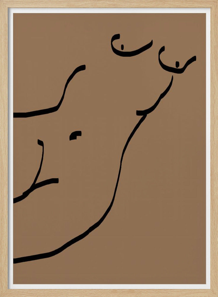 Geschwungene Linien | Poster