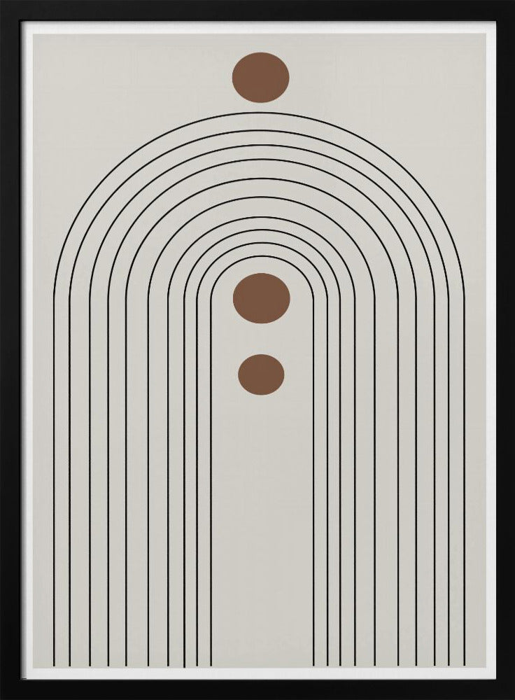 Retro Regenbogen Echos | Poster
