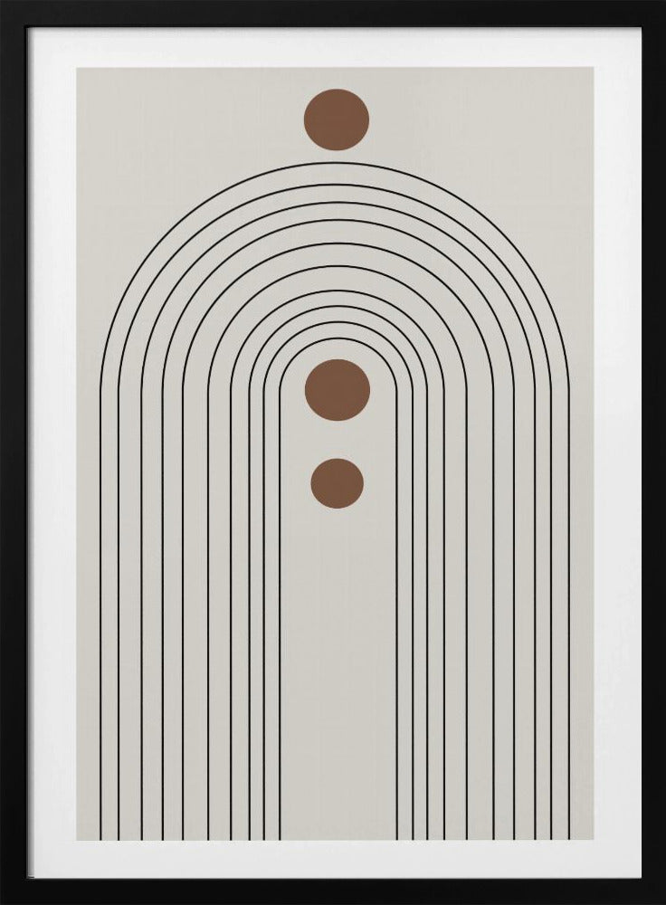Retro Regenbogen Echos | Poster