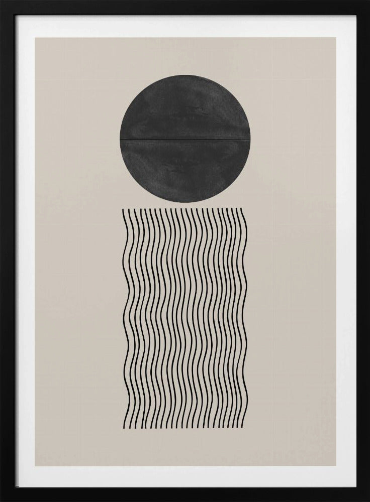 Welle und Sonnenfinsternis | Poster