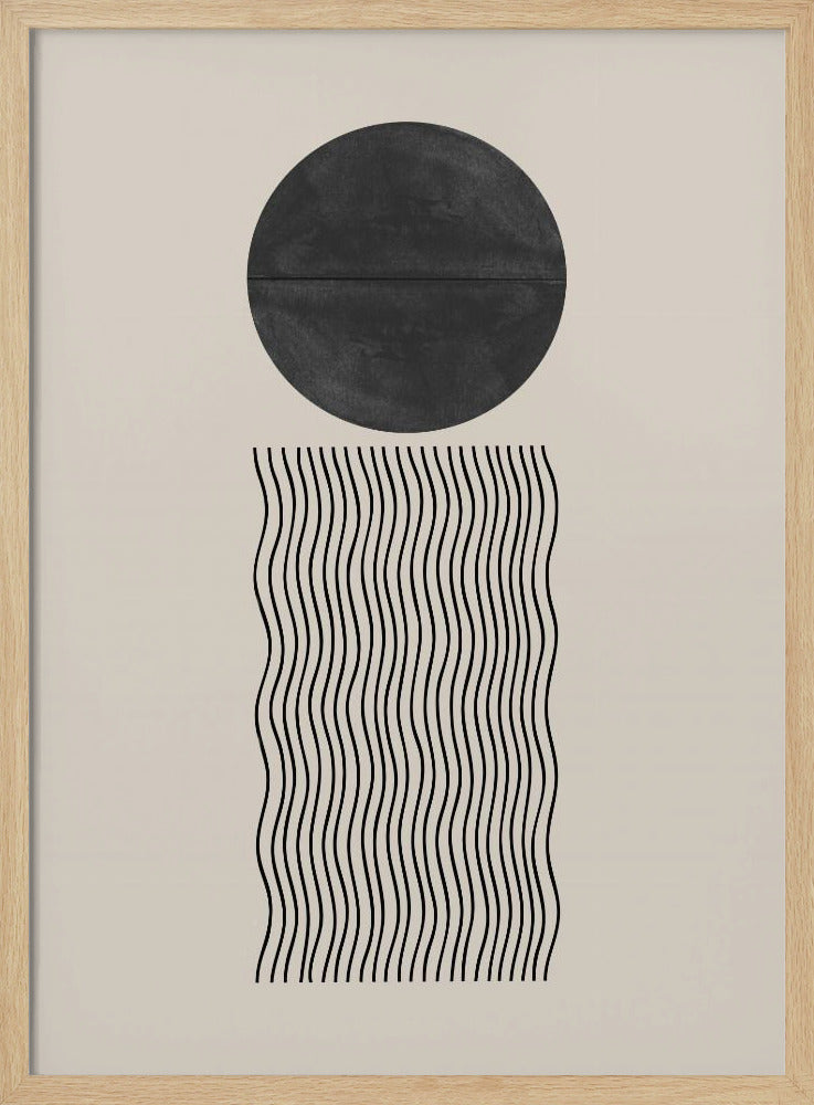 Welle und Sonnenfinsternis | Poster