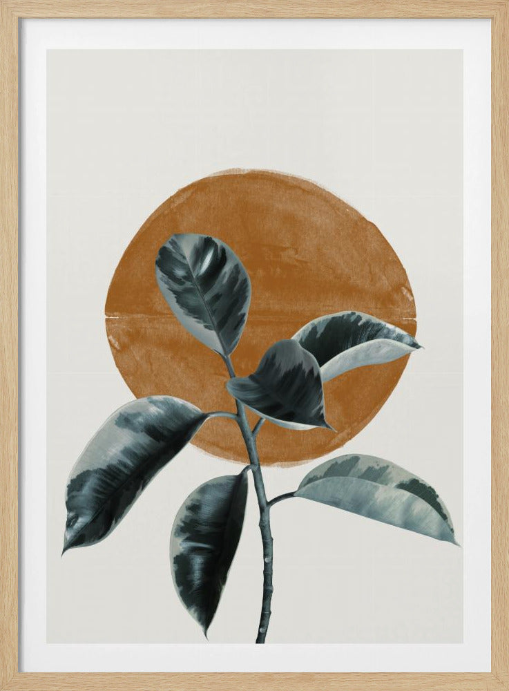 Blatt und Sonne | Poster