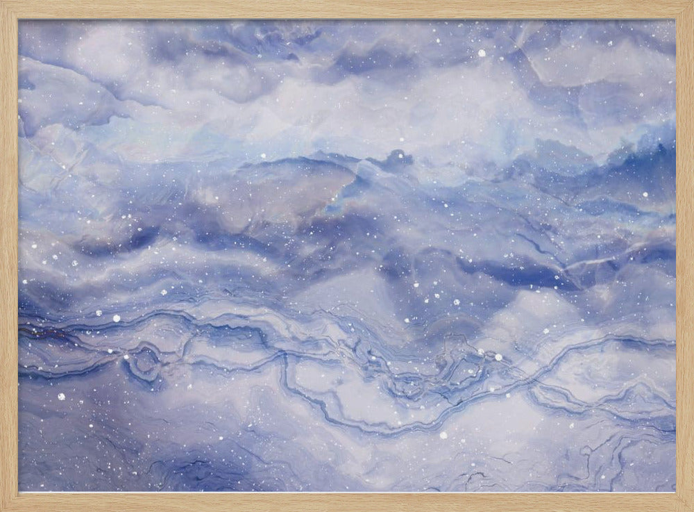 Mystische Winterwellen | Poster