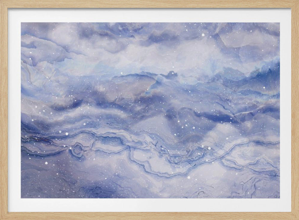 Mystische Winterwellen | Poster