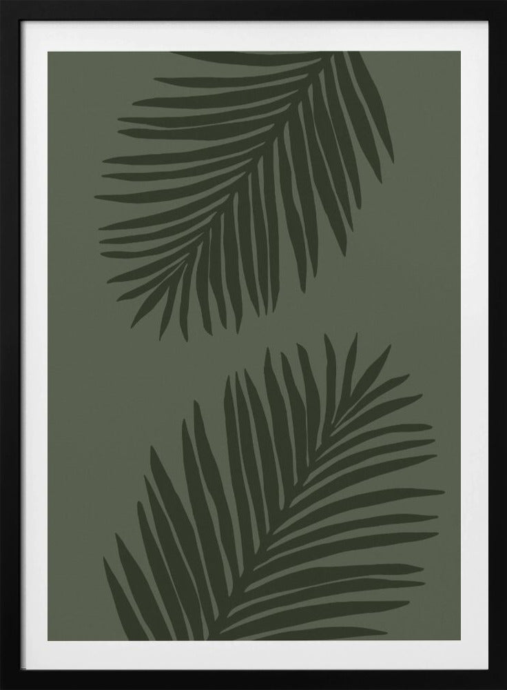 PALMBLATT 05 GANZ GRÜN | Poster