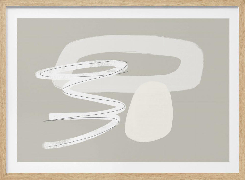 Grau- und Weißtöne | Poster