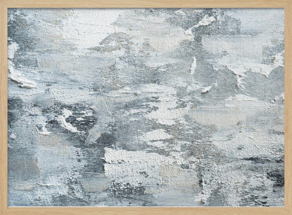 Cool Gray And White Tones | Poster