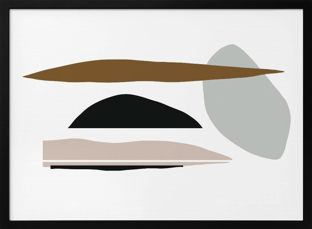 Organic Shapes And Earthy Tones | Poster