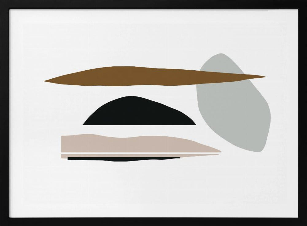 Organic Shapes And Earthy Tones | Poster
