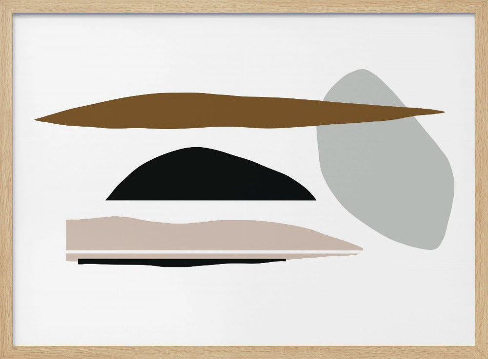 Organic Shapes And Earthy Tones | Poster