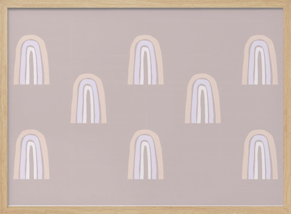 Pastell-Bögen-Muster | Poster
