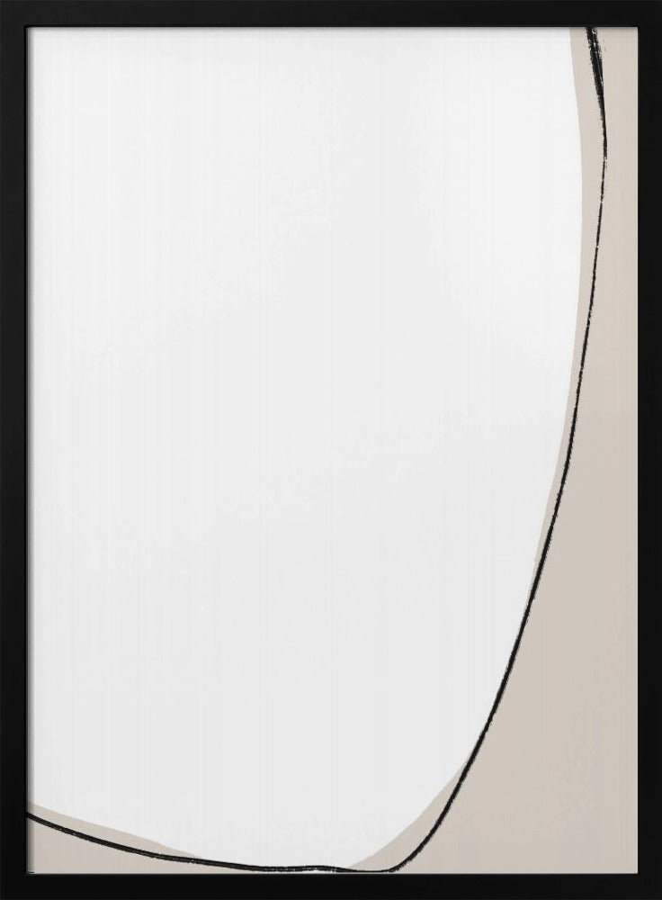 Geschwungener Minimalismus | Poster