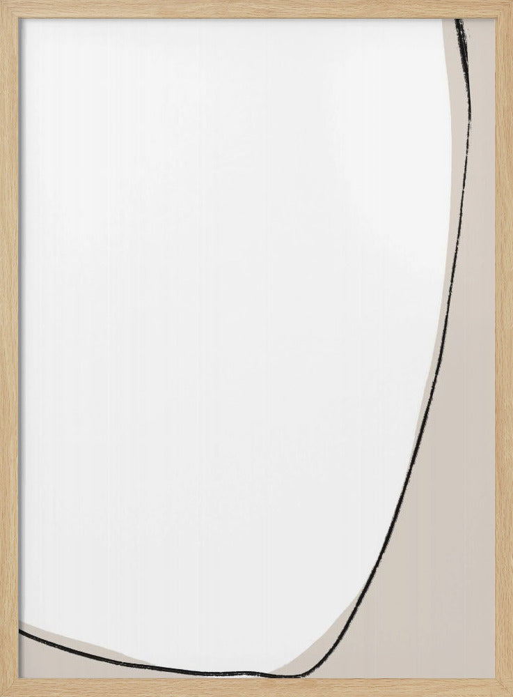 Geschwungener Minimalismus | Poster