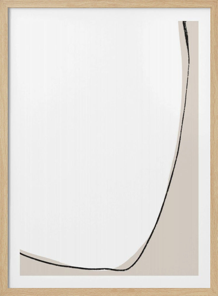 Geschwungener Minimalismus | Poster