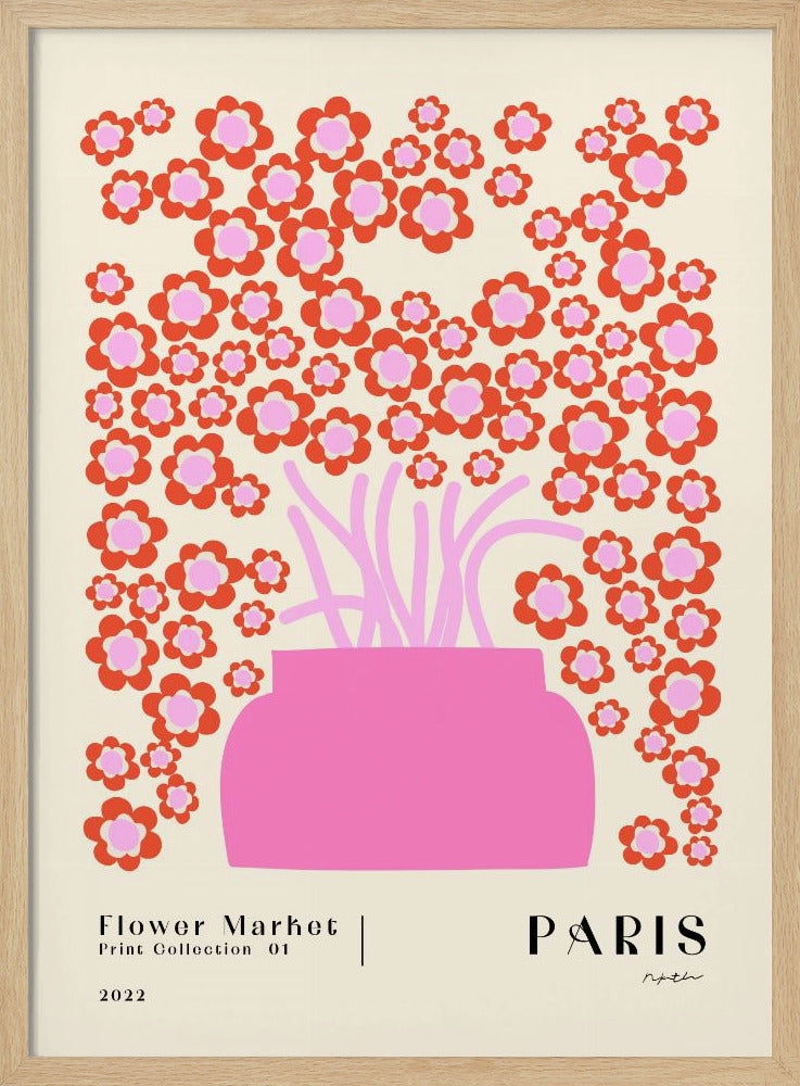Blumenmarkt. Paris | Poster