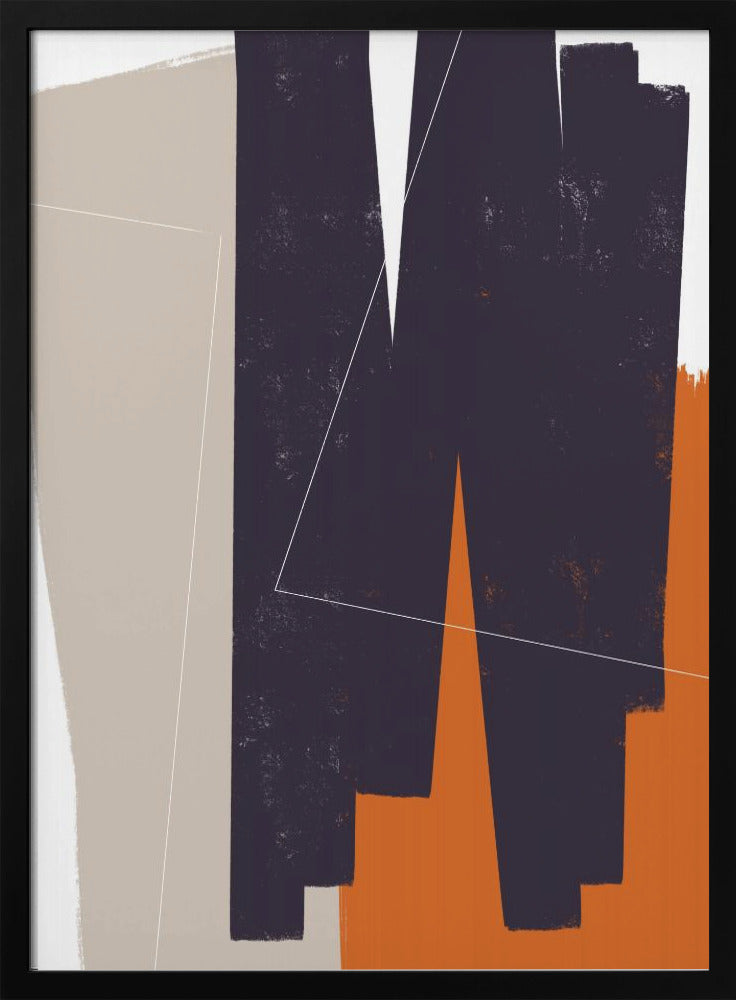 Gedämpfte geometrische Formen | Poster