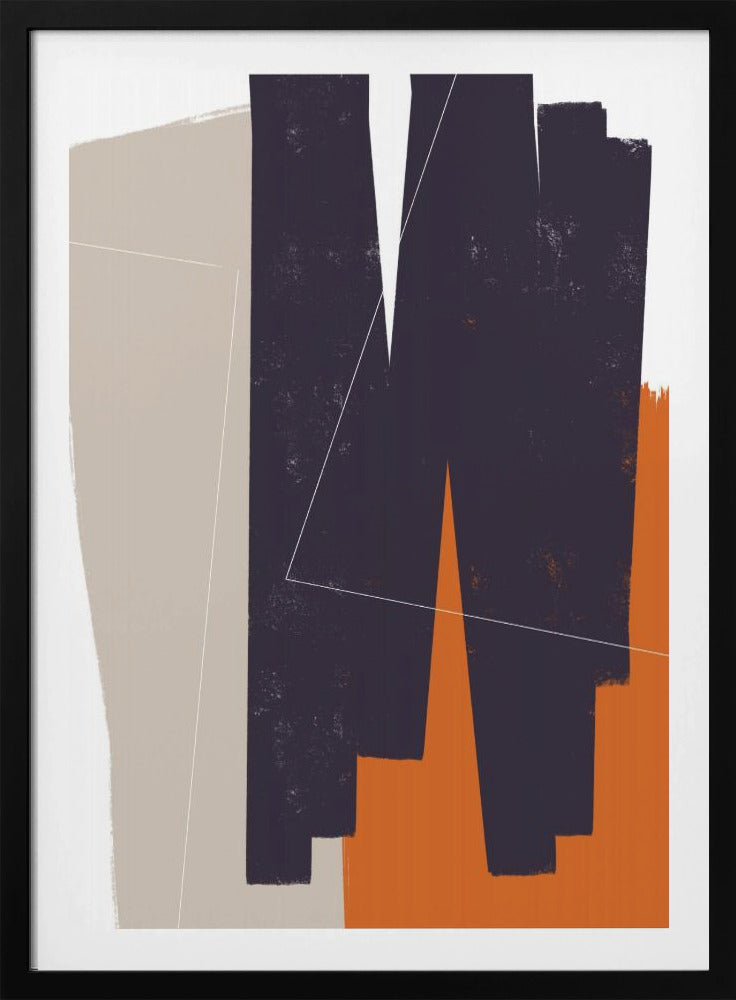 Gedämpfte geometrische Formen | Poster